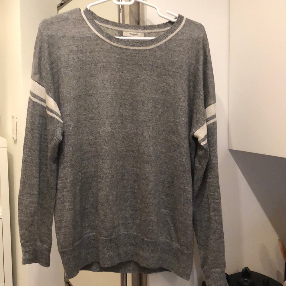 Madewell Size M Light Sweater Gray